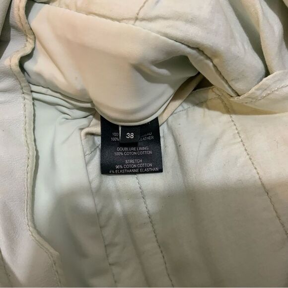 ISABEL MARANT gray  Lambskin Leather skinny Leg Pants 36 US 4 - Picture 10 of 13